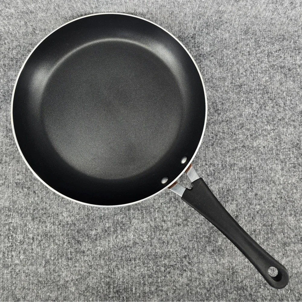 Tramontina Skillet 12 Inch Copper Porcelain Enamel Nonstick Frying Pan Metallic